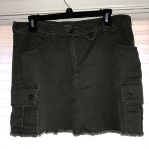 wild fable olive green skirt